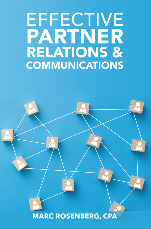 Effective Partner Relations and Communications book cover.