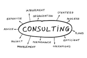 The word consulting.
